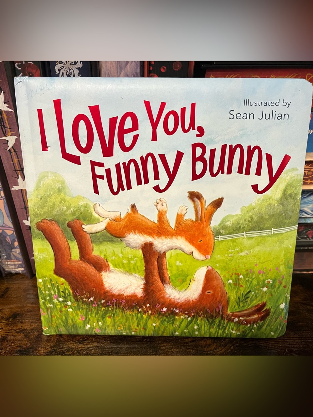 I Love You, Funny Bunny - Illustrated Sean Julian (Red & Green)